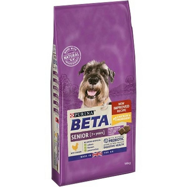 Beta Senior with Chicken Dog Food 14kg Supply