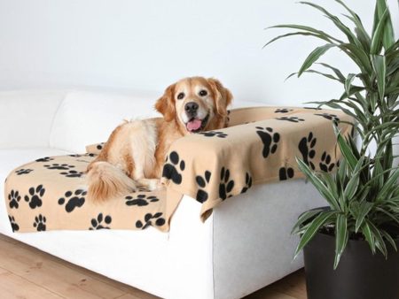 MANCHESTER & CHESHIRE DOGS HOME DONATION - Trixie Barney Fleece Blanket 150x100cm Beige For Cheap