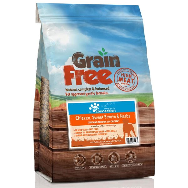 STAFFIE&STRAY RESCUE DONATION - Pet Connection Grain Free Dog Food (Adult) - Chicken 2kg Fashion