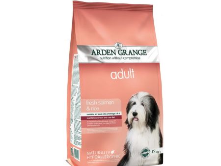 Arden Grange with Salmon & Rice Adult Dog Food 12kg Supply