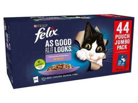 Felix Pouch As Good As It Looks Favourites in Jelly 88 x 100g Supply