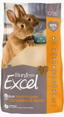 Burgess Excel Indoor Rabbit Nuggets 10kg Discount