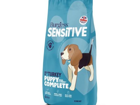 Burgess Sensitive Puppy Turkey & Rice 12.5kg Online Sale