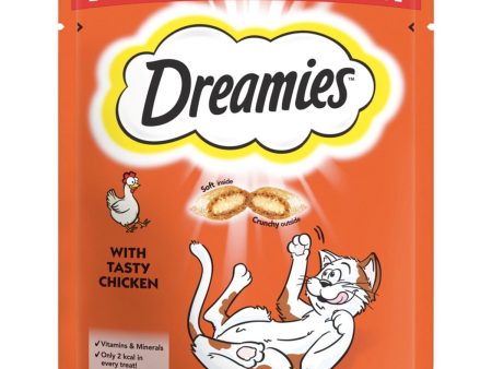 ASH ANIMAL RESCUE DONATION - Dreamies Cat Treats Mega Pack - Chicken 200g Fashion