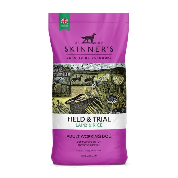 Skinners Field & Trial Lamb & Rice 15kg Online Hot Sale