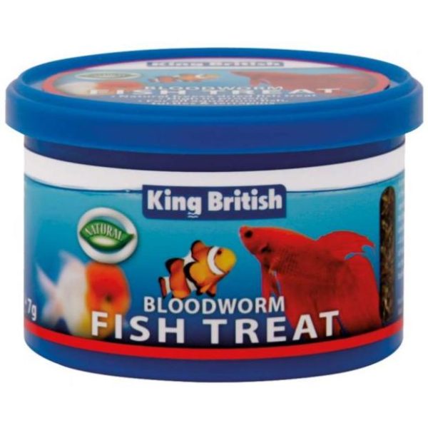 King British Bloodworm Natural Food 7g For Discount