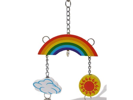 Rosewood | Small Pet & Bird Toy | Woodies Rainbow Mobile Sale