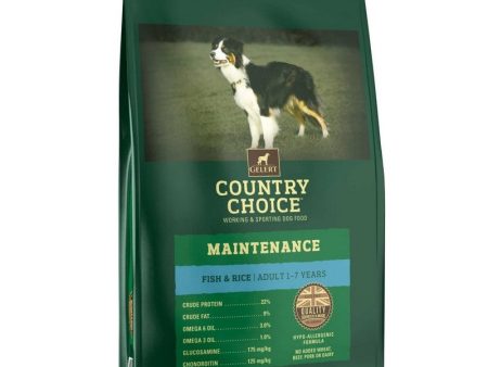 Gelert Country Choice Maintenance Fish Adult Dog Food 12kg Fashion