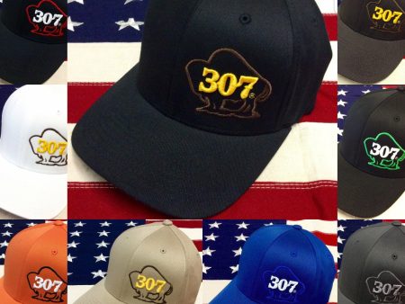 307 Buffalo Logo Flexfit Hats Online Sale